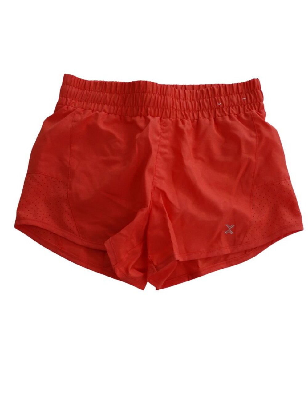 Xersion Quick-Dri Running Shorts Size S 7 8 Coral Orange Elastic Waist Liner